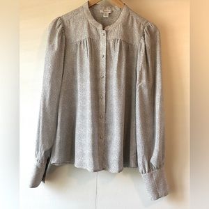 Collarless blouse NWT - Carolina Belle